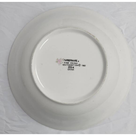 Farberware Southampton 1992 223k 9" China Serving Bowl - Picture 3 of 4